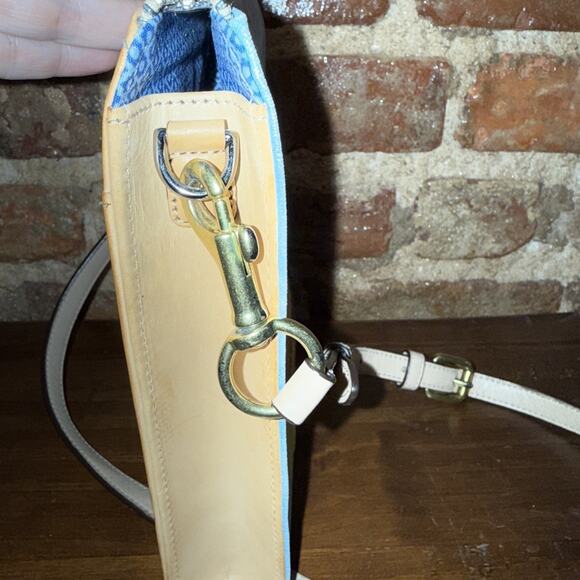 Brighton Belle Jardin floral coated canvas leather crossbody embroidered - Picture 9 of 9